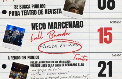 grilla febrero en la sala de La Pieza